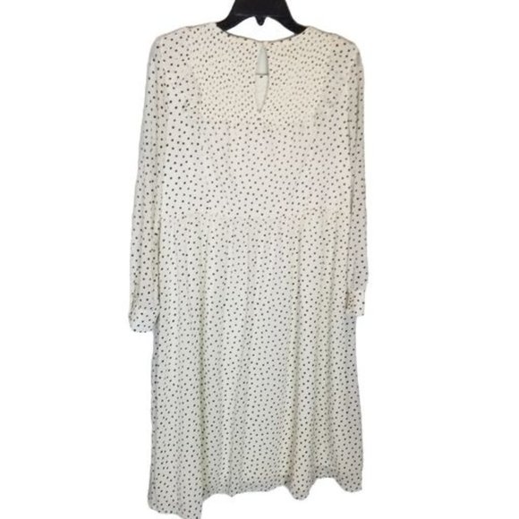 Madewell Womens S Ivory Inkbrush Polka Dots Smocke - Picture 9 of 11